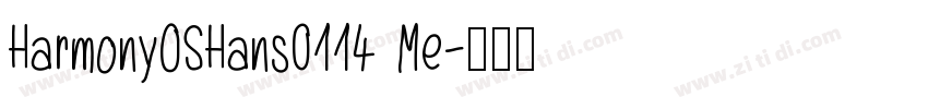 HarmonyOSHans0114 Me字体转换